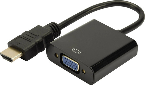 Imagen 1 de 5 de Conversor Adaptador Hdmi A Vga / Full Hd 1080p / Boleta