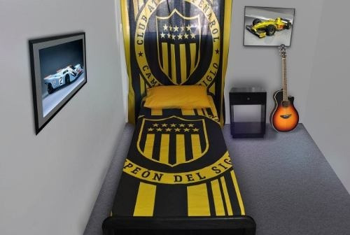 Cortinas En Set De 2 Paños Nacional O Peñarol - Rc Sueños