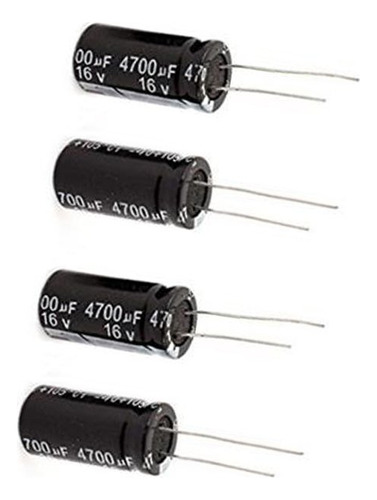 4700uf 16v 13x25 +/-20% -40 A +221.0f, 10 Condensadores Elec