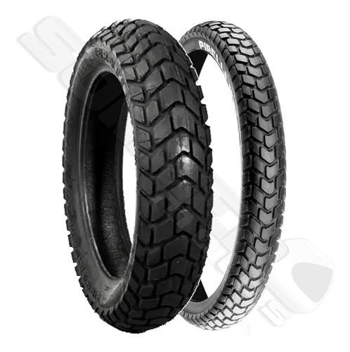Par Pneu 90-90-19 + 110-90-17 Mt 60 Com Câmara Pirelli