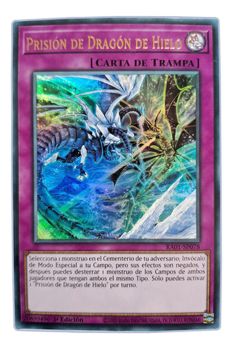 Yugi-oh! Ice Dragon's Prison Ra01-en078 Ultra