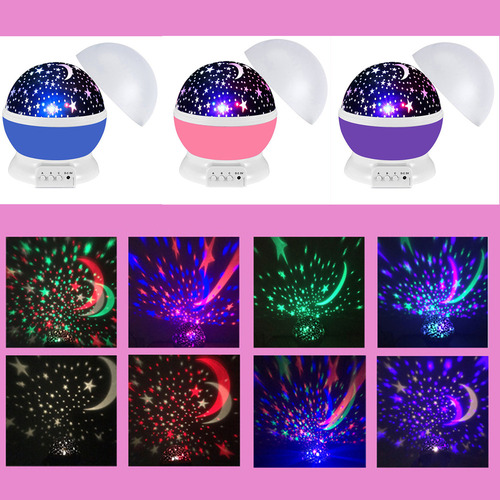 Y Lámpara Led Con Proyector De Noche Estrellada For Dormir