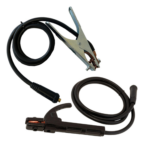 Kit Pinza Porta Electrodos + Pinza De Masa Universal 130 Amp