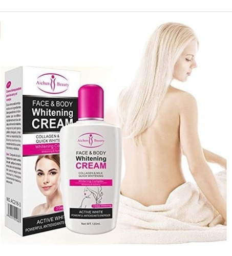 Crema Aclarante Piel Blanqueadora Hidratante Corporal Suave