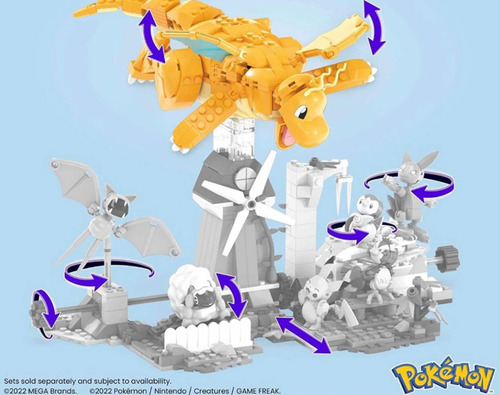 Mega Construx Pokemon Dragonite 387 Piezas