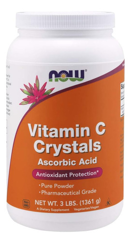 Now Vitamin C Crystals 1361g