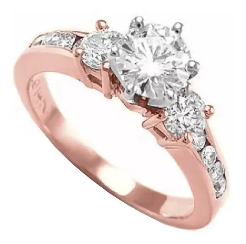 Anillos de compromiso discount oro rosa y blanco