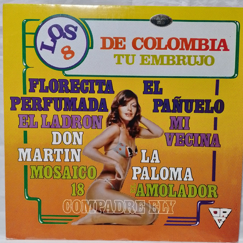 Lp Los 8 De Colombia Tu Embrujo Made Peru 1977 Cumbia Salsa