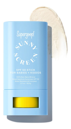 Supergoop! Sunnyscreen - Barra 100% Mineral Spf 50, 0.7 Onza