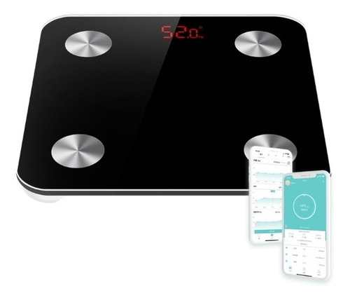 Imagen 7 de 10 de Balanza De Baño Digital Monitor Composición Corporal 180kg.