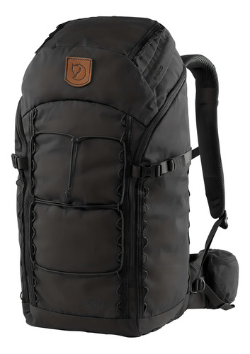 Mochila Resistente Fjallraven Deporte Fitness Caza Camping Color Verde Oscuro Diseño De La Tela Liso