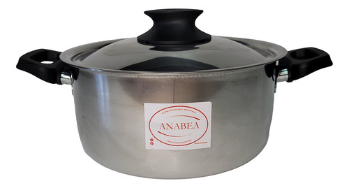 Cacerola 20 Cms Acero Inoxidable Inducción C/asas Anabea