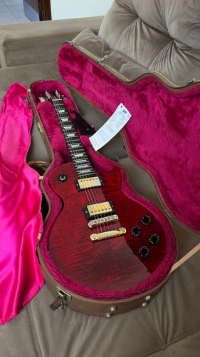 Gibson Plus.. 9,9k Pix. Prs Tonex Kemper Fender Epiphone Destro Vermelho Madeira De Bordo (Usado)