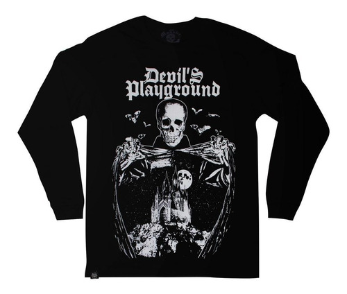 Playera Manga Larga Devil's Playground /kingmonster