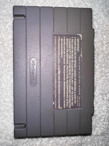 Videojuego Demons Crest Snes Súper Nintendo Raro Y Original (Usado)