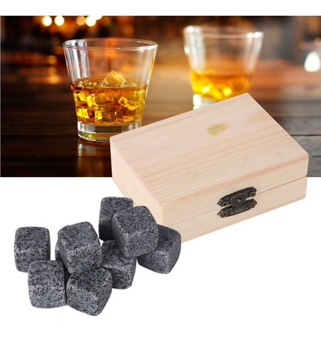 Juego De 9 Piedras Para Enfriar El Vino Y El Whisky