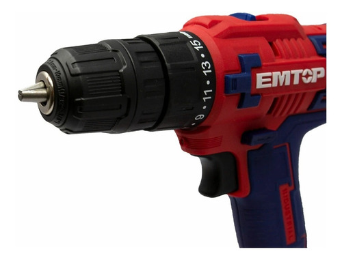Kit Pistola Impacto Y Taladro Bateria 20v Inalambrica Emtop