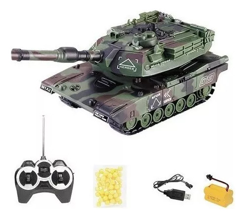 E1:32 Tanque Remoto Interat Heavy Military Warfare De Gran