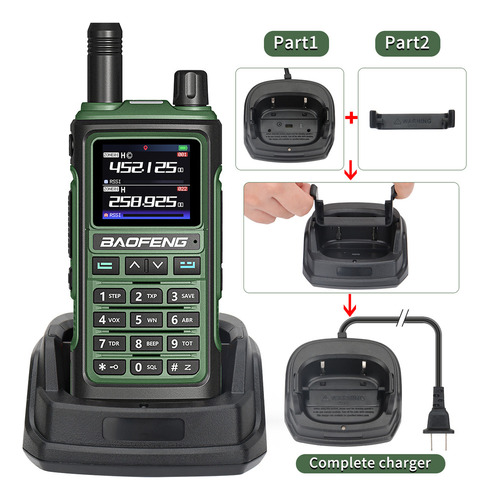 Radio Bidireccional Walkie Talkies Baofeng Uv-17 Pro Gps Air