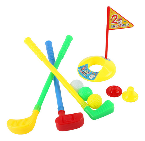 Set De Golf Para Niños Pequeños, Kit De Juguetes De Golf Par