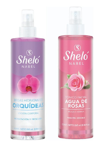 Loción Brisas Hidratantes De Orquídeas + Agua De Rosas Shelo