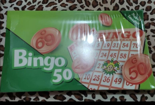 Bingo Familiar Juego De Mesa 50 Cartones