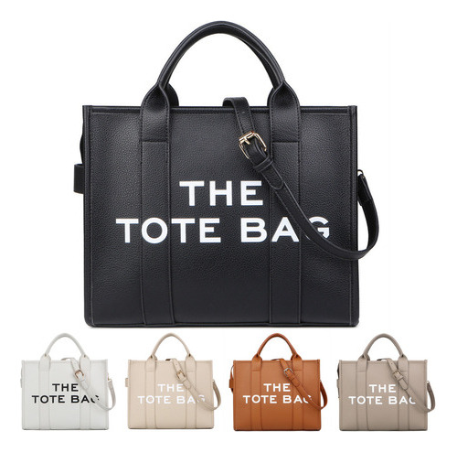 Bolso De Hombro Para Mujer The Tote Bag, Bolso De Piel Sinté