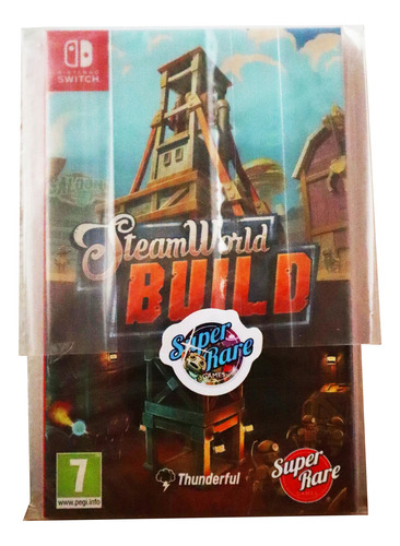 Steamworld Build Switch Superrare Lacrado Luva Especial Leia
