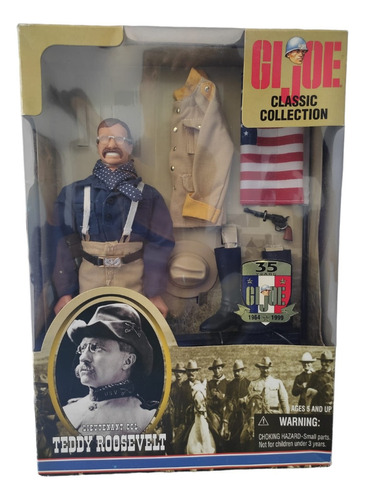 Teddy Roosevelt  Gi Joe 12 Pulgadas Hasbro 1999