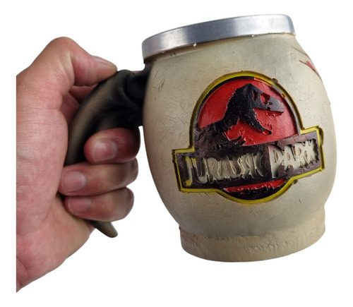 Caneca Temática Jurassic Park Design Ovo De Dinossauro