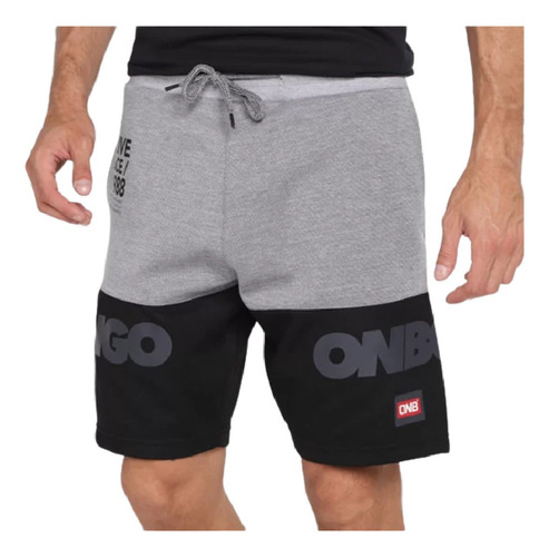 Bermuda De Moletom Grande Shorts Plus Size Masculina Onbongo