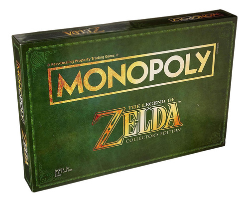 Monopoly Legend Of Zelda - Juego De Mesa Para Coleccioni Mpy