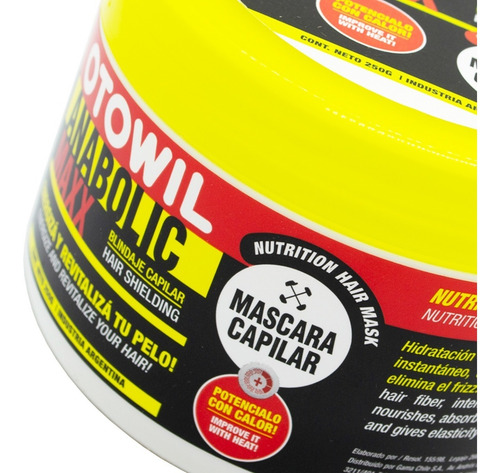 Otowil Anabolic Máscara Nutritiva Reparación Antifrizz 250g