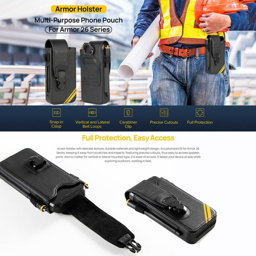 Funda De Teléfono Multifuncional Para Ulefone Armor