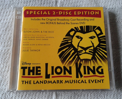 The Lion King Special 2 Disc Edition The Landmark Musical Ev