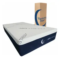 Comprar Colchón Individual Memory Foam Antiestress Con 8 Cm De Memory Foam Y Espuma De Alta Densidad Con Funda Lavable En Caja Memory Dream Medidas: 100x190x28