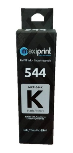 Tinta Epson Serie 544k Maxiprint Ecotank L1110 L3110 L519