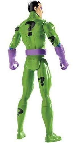 Boneco Charada/the Riddler Liga Da Justiça Mattel 30cm. (Usado)