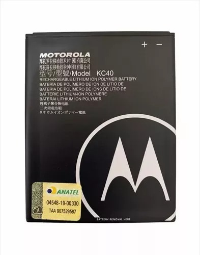 Ba-ter-ia Kc40 Motorola Moto E6 Plus Xt2025 Ja