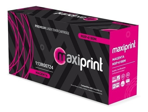 Toner Xerox Compatible 6180m Maxiprint Magenta