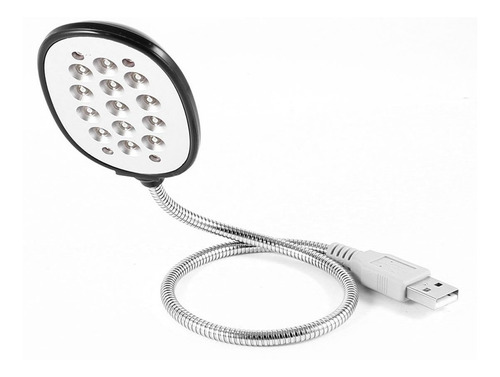 Qtqgoitem 16 Cuello Flexible 13 Leds Blanco Luz Usb Lampara