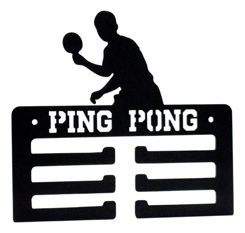 Medallero Ping Pong Tenis De Mesa Deportes Impresion 3d