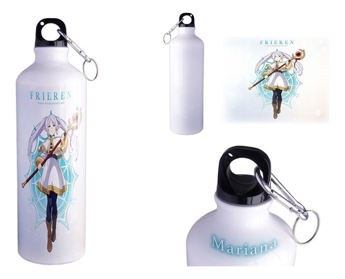 Botella Aluminio 750 Ml Anime Frieren Personalizada