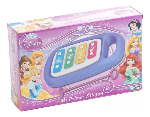 Mi Primer Xilofón Disney Princesas Ditoys 1597 Color Rosa