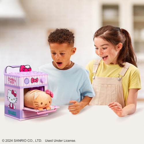 Cookeez Makery Hello Kitty Y Amigos Horno Mágico + Peluche Rosa Chicle