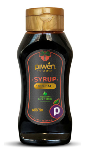 Syrup De Dátil Piwén 600gr - 100% Dátil