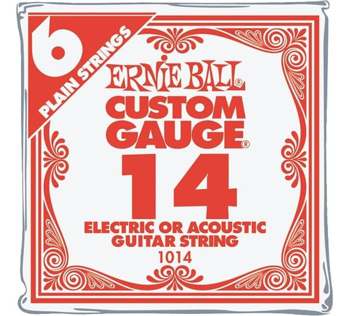 Juego De 6 Cuerdas Ernie Ball De Níquel Liso Para Guitarra Ú