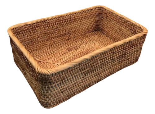 Cesta De Almacenamiento De Ratán Caja De Almacenamiento
