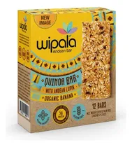 Comprar Barras De Cereal Quinoa Wipala Banana 12 Unidades