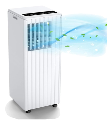 Aire Acond. Portátil 8000 Btu, Bajo Consumo, 3 En 1, 32 M²,